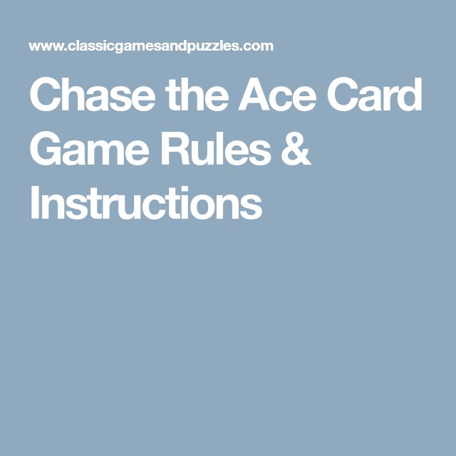 Chase Game Rules